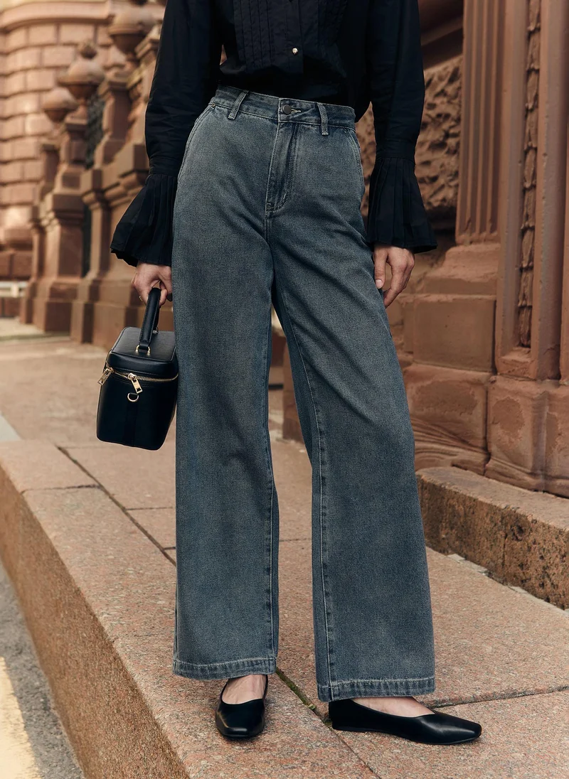 Lichi Monochrome straight jeans
