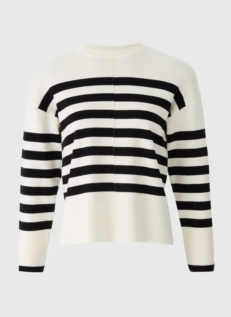 Matalan Cream Stripe Jumper