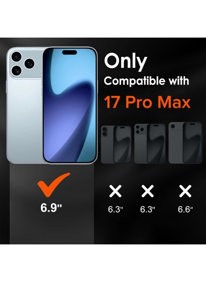 BORTONY iPhone 17 Pro Max Case Soft Jelly Silicone iPhone 17 Pro Max Cover Inside Microfiber Lining Shockproof Protective Phone Case for iPhone 17 Pro Max 6.9 inch - Image 2