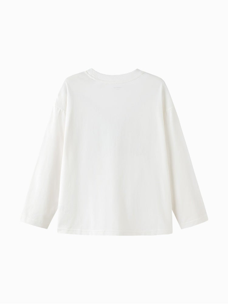 بالابالا تيشيرت بأكمام طويلة مع طبعة جرافيك للأولاد - Image 5