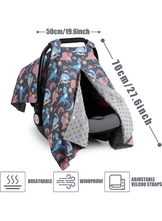 ميتبلوس 2 in 1 Dinosaur Baby Car Seat Cover - Image 3