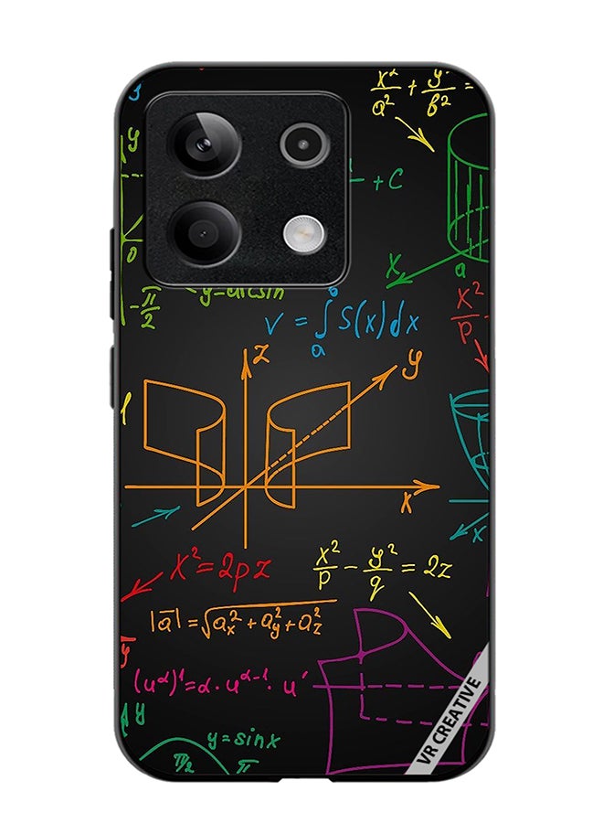 VR CREATIVE Protective Case Cover For Xiaomi Poco X6 Maths Formula Design Multicolour - Image 1