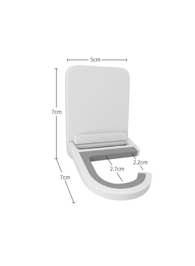 4PCS Mop and Broom Wall Holder Peel and Stick,Mop and Broom Holder Wall Mount, Self Adhesive No Drilling Holder for Home - Image 2