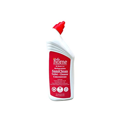 Rustic Art Rustic Home SaniClean Natural Toilet Cleaner Concentrate | Disinfectant, Acid free, Non-Corrosive | Biodegradable, Eco-friendly, Non-Toxic | Rustic Art | 750ml - Image 1