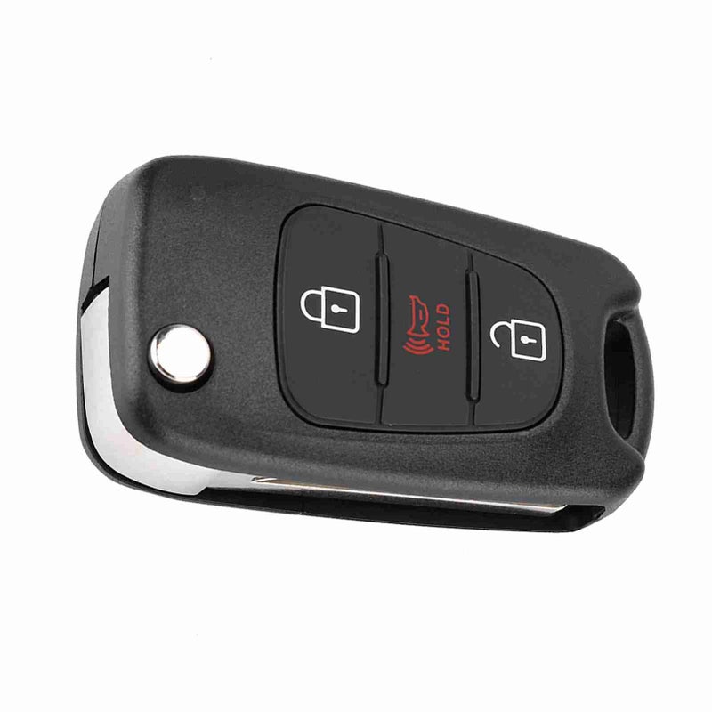3 Button Car Remote Flip Key Fob Case Protective Cover Shell Fit for KIA Soul 2012 2013 - Image 2