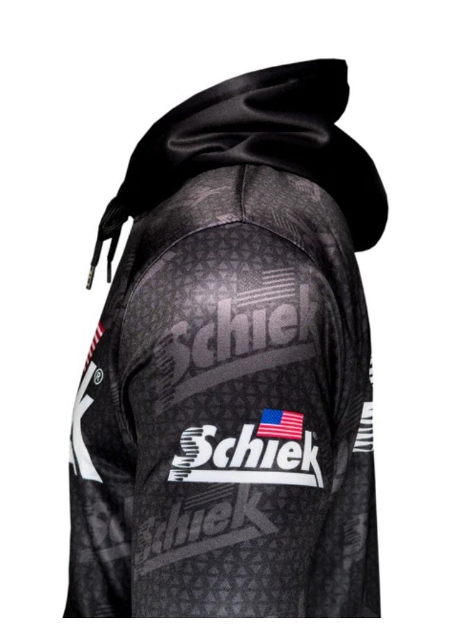 شيك تي شيرت رياضي من Schiek بغطاء رأس مقاس S-X-LARGE - Image 3