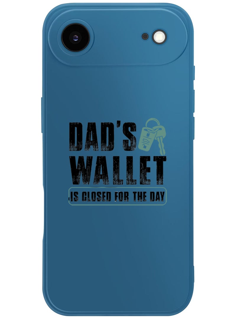 Theodor Protective Slim Fit Case Liquid Silicone Cover with Full Body Protection Anti-Scratch Shockproof Case For Apple iPhone 17 Air (Blue) Dads wallet Black - Image 1