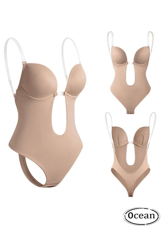 Ocean Underwire Shapewear Invisible Sling Beauty Back One Piece Corset Sheer Backless Evening Dress Wedding Non-Slip Lingerie - Image 1