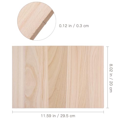 Veemoon 10pcs Wood Taekwondo Breaking Boards Breakable Karate Thin Wooden Boards Martial Arts Training Kick Board Professional Kung Fu Practice Accessories for Kids Youth Adults 3MM Thick - Image 3