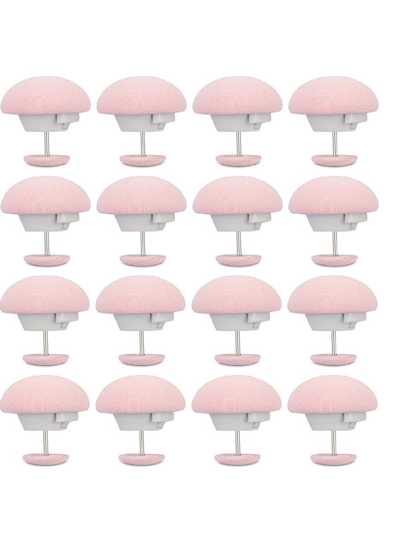 16 Pcs Quilt Fixing Clips Duvet Clips Bedding Holder Pins Fasteners Mushroom Round Fixing Clips for Thin Thick Quilts Blanket Sheet Bed Skirt Cushion Curtain - Image 1