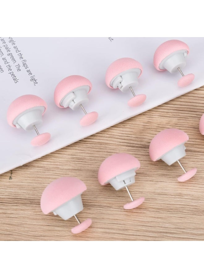 16 Pcs Quilt Fixing Clips Duvet Clips Bedding Holder Pins Fasteners Mushroom Round Fixing Clips for Thin Thick Quilts Blanket Sheet Bed Skirt Cushion Curtain - Image 4