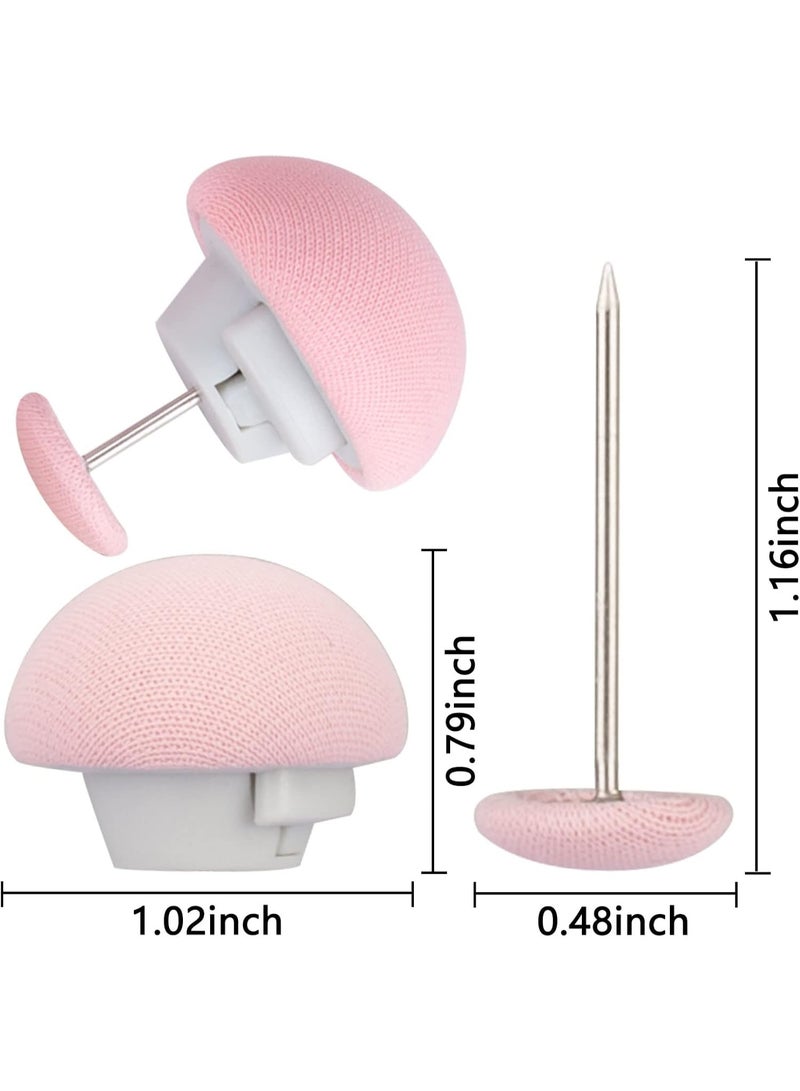 16 Pcs Quilt Fixing Clips Duvet Clips Bedding Holder Pins Fasteners Mushroom Round Fixing Clips for Thin Thick Quilts Blanket Sheet Bed Skirt Cushion Curtain - Image 5