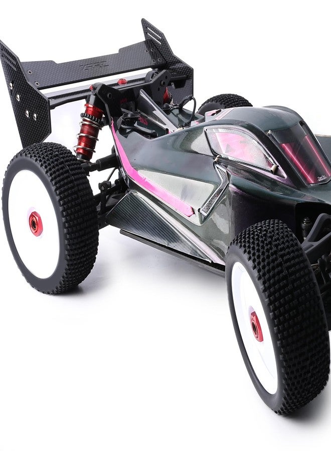ZRRC Preglued 17mm Hex RC Buggy Truggy Wheels and Tires 1/8 Scale RC Pin Tires Wheels for 1/8 Arrma Typhon 6S 3S Losi TLR 8IGHT X/E 2.0 XT/XTE Traxxas Team Associated HPI RC Off-Road Tyres (White) - Image 4