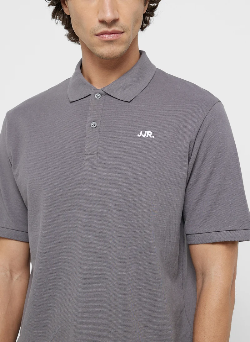 JJ Rebel Jrebrebel Logo Polo Shirt