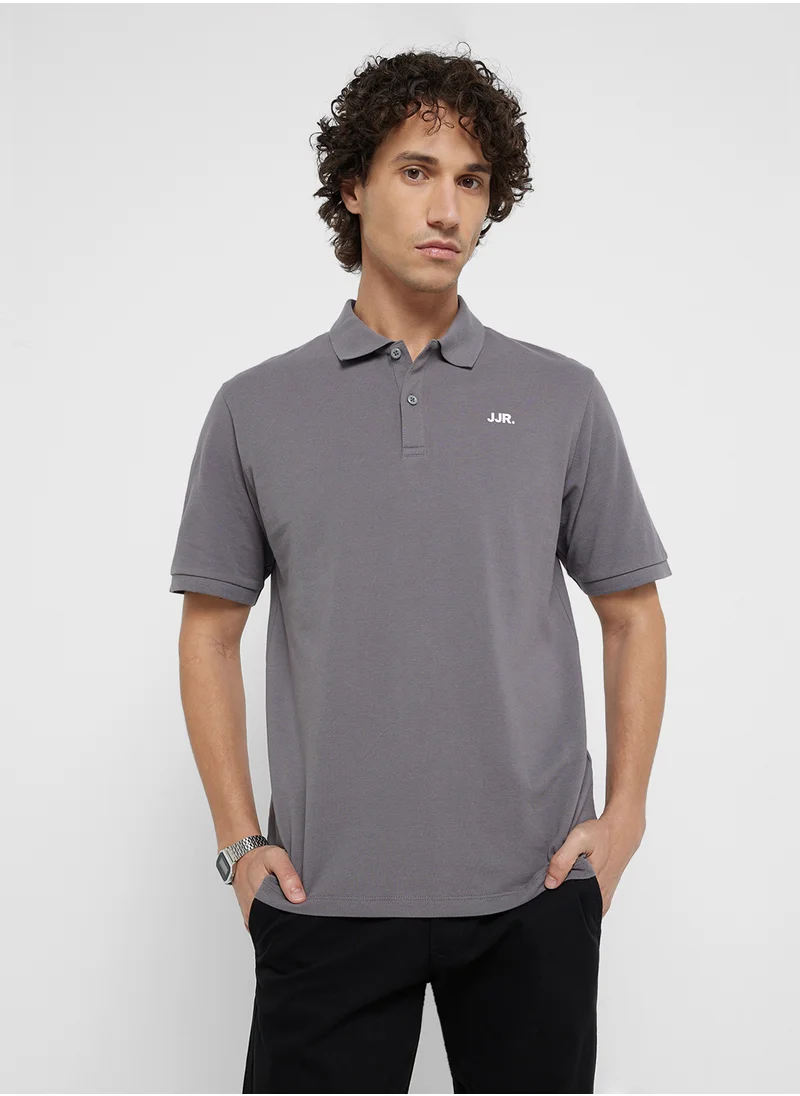 JJ Rebel Jrebrebel Logo Polo Shirt