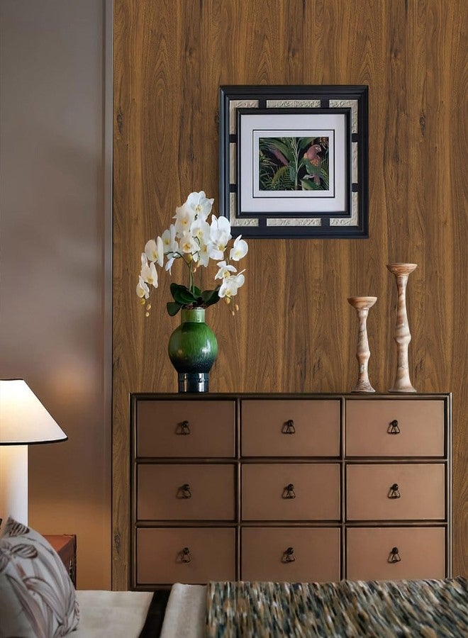 Abyssaly Peel and Stick Wallpaper，Renter Friendly Wallpaper Grey Wood Contact Paper for Cabinets and Drawers ，Thicken Self Adhesive Removable Wallpaper 11.8" X 78.7" - Image 4