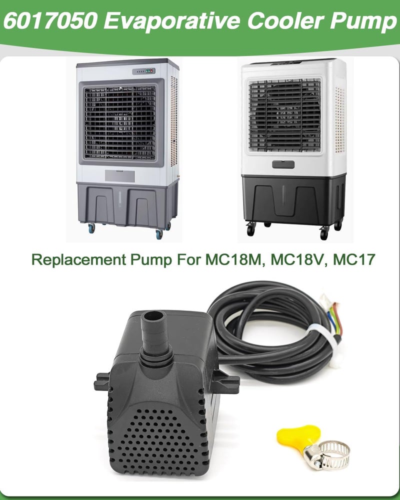 SARANICE 6017050 Evaporative Cooler Pump with 3 Pin Connector, Replacement Pump For Models: MC18M, MC18V, MC17 (6017050) - Image 2