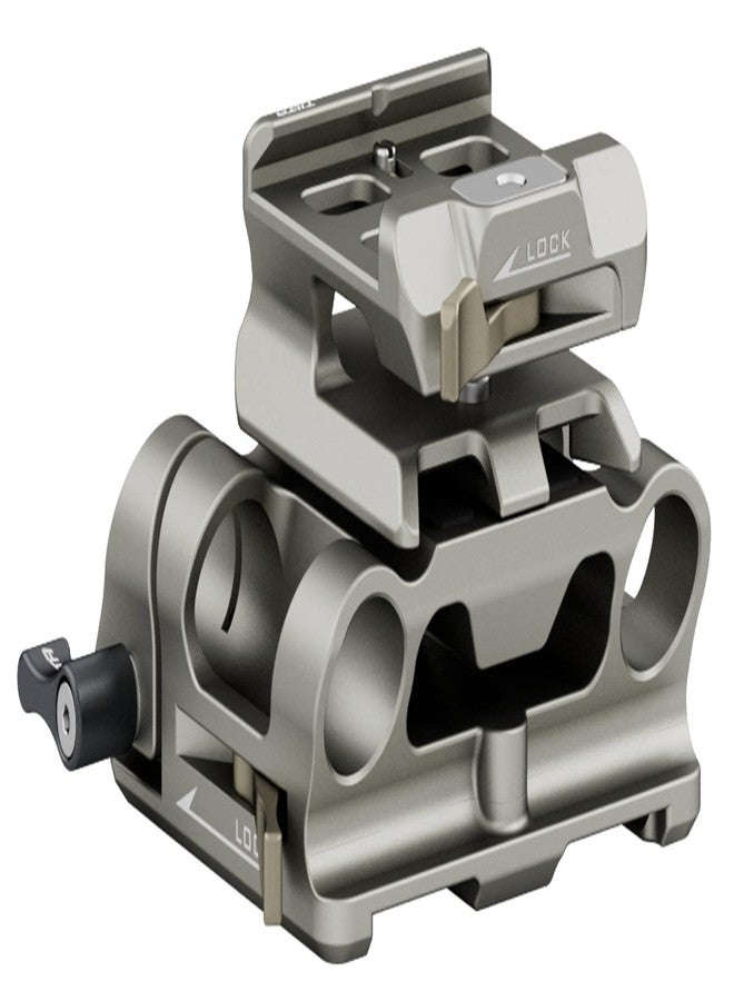 Tilta Modular Baseplate Type II with15mm LWS Rod Support | TA-MBP2 (Titanium Gray) - Image 3