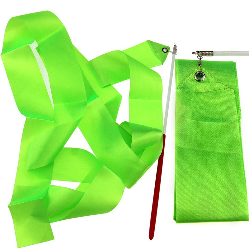 OTOTEC OTOTEC Emma 6 X Mix Colors 4M Gym Dance Ribbon Rhythmic Art Gymnastic Streamer Twirling Rod - Image 2