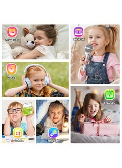FARROBIZZ Smart Watch for Kids Gift for Girls Age 5-12, 1.54" Touch Screen Watch with HD Camera Video 24 Games Music Pedometer Flashlight Alarm Clock, Gifts for 7 8 9 10 Year Old Girls Boys  - Image 5