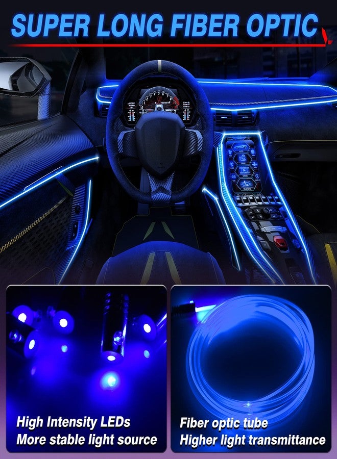 MICTUNING Car LED Interior Strip Light, 8 in 1 RGB Multicolor with 400 inches Fiber Optic Ambient Lighting Kits with Remote and APP Control, Car USB LED Strip Lights with Music Sync Mode - Image 4
