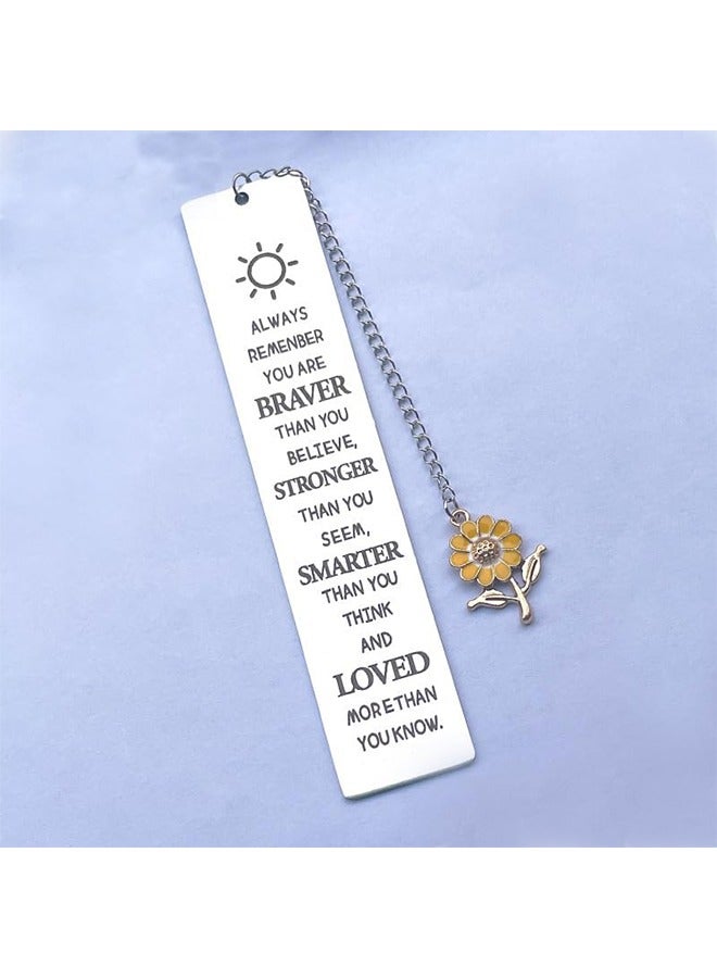 HY Inspirational Bookmarks for Girls & Women - Encouragement Gifts with Motivational Message for Readers and Lovers  - Image 3