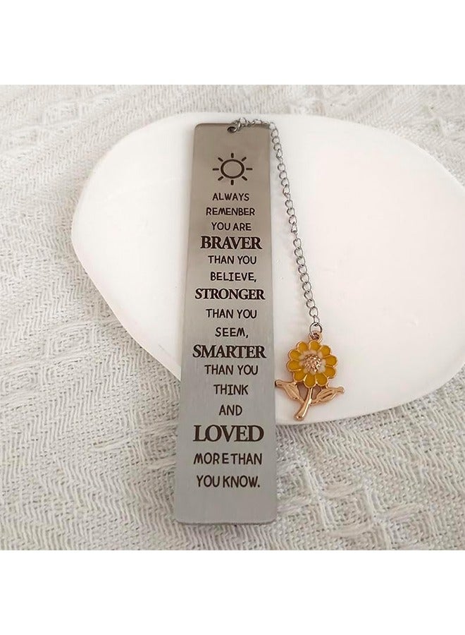 HY Inspirational Bookmarks for Girls & Women - Encouragement Gifts with Motivational Message for Readers and Lovers  - Image 5