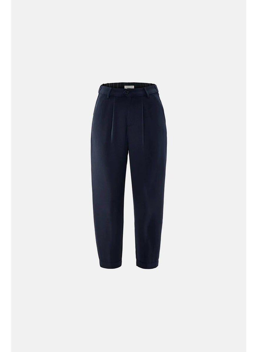 Tchibo Women Essential Plain Pants, Navy  - Image 2