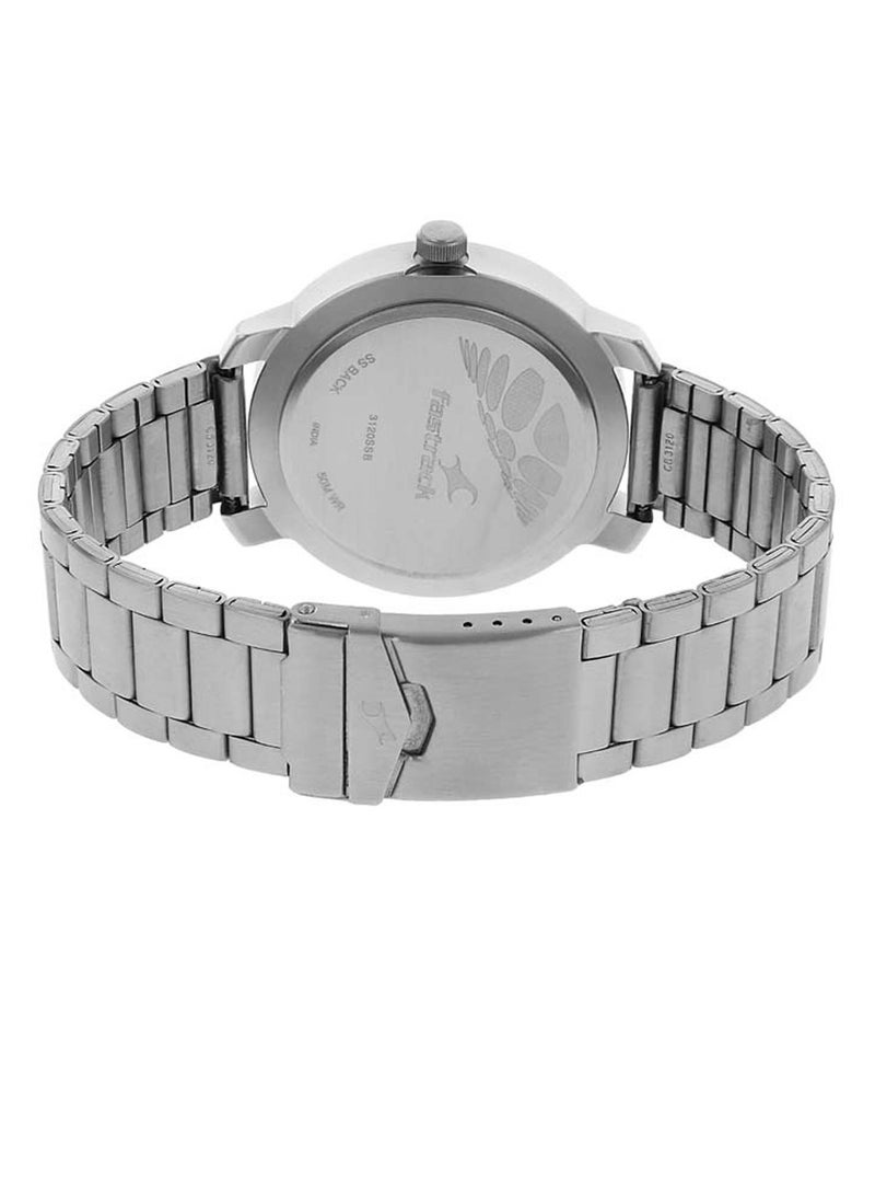 fastrack Fastrack Quartz Analog Siler Dial Stainless Steel Strap Watch for Guys  - Image 5