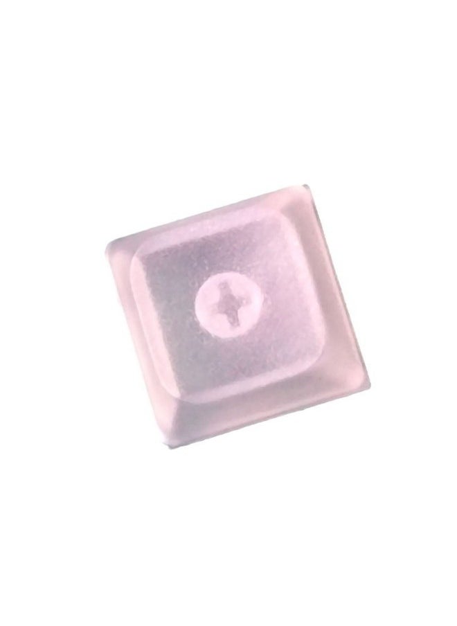 Generic - PC Material Xda2 Height 9.3mm Surface Frosted Grain Texture Cross Chrysanthemum Mechanical Keyboard Transparent Key Cap-Color:Xda2 Frosted Orange Keycap*1 - Image 1