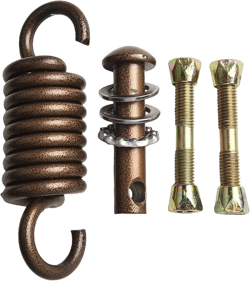 مجموعة خطاف معدني دوّار عالي التحمل بسعة 250 كجم مع محامل قفل لتعليق كرسي البيض البني - Image 3