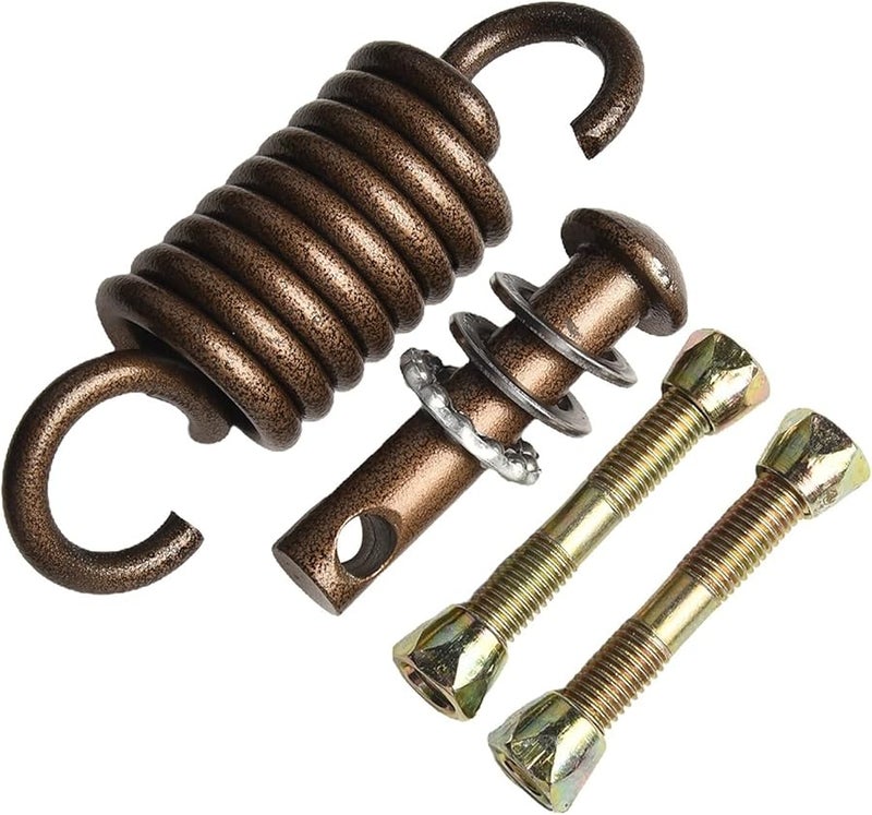 مجموعة خطاف معدني دوّار عالي التحمل بسعة 250 كجم مع محامل قفل لتعليق كرسي البيض البني - Image 4