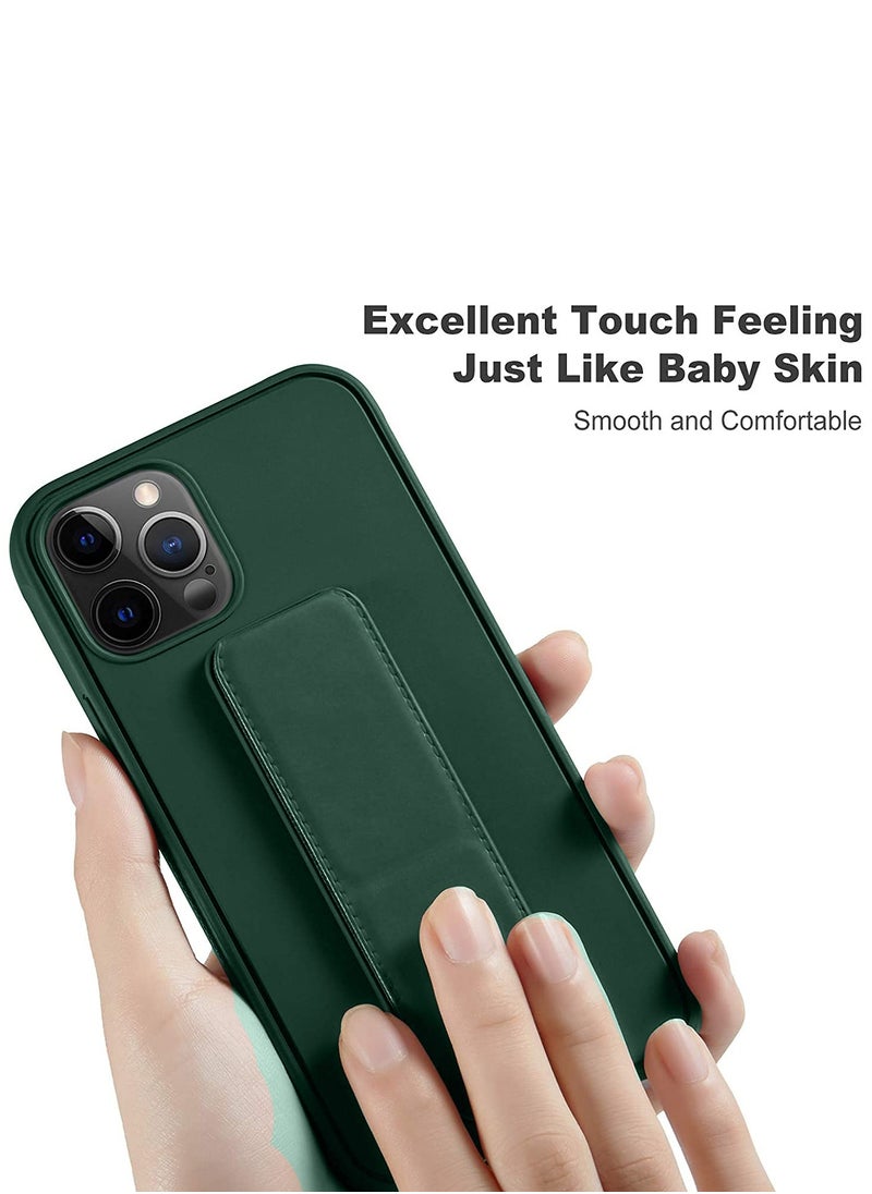 Wtech TPU Rubber Silicone Hand Grip Protective Phone Case Cover For Apple iPhone 15 Pro Dark Green  - Image 4