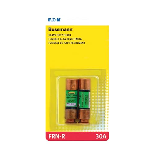 Bussmann FRN-R-30 Amp Brass 250-Volt Fusetron Dual Element Time-Delay RK5 Cartridge Fuse - Image 5