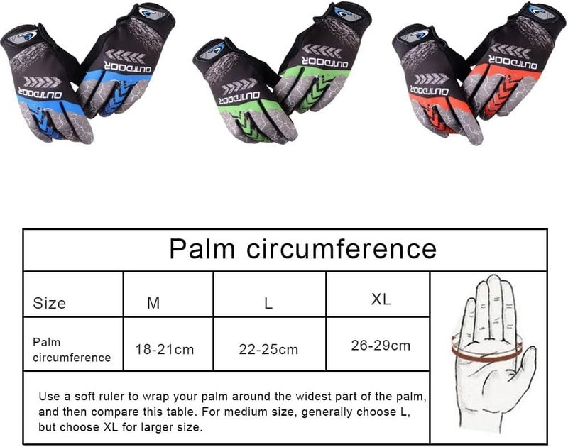 SEFLICA ® Cycling Gloves | Non-Slip Sun Protection Gloves for Men & Women | Warm, High-Temperature Resistant Gloves for Mountain Biking, Motorcycle Riding, Cricket, Tennis & Outdoor Sports (Red) - Image 5