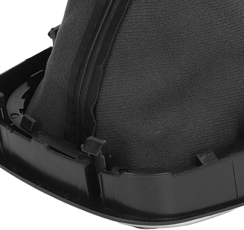 5 Speed Gear Shift Knob Manual Gearstick Gaiter Kit PU Leather, Automotive Body Parts, Durable Replacement - Ergonomic Design, Easy Installation, Comfortable Driving Experience (Black) - Image 5