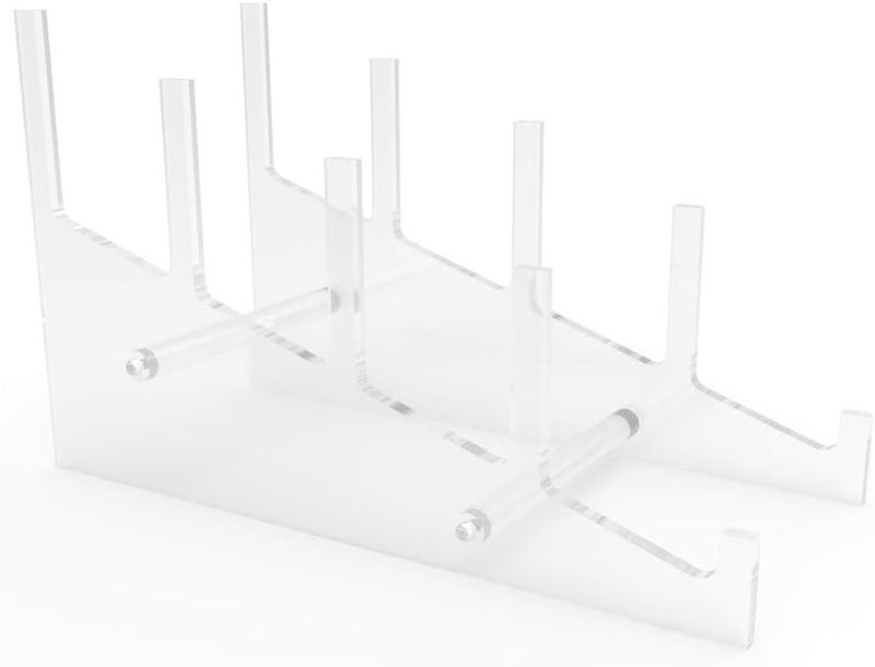 FixtureDisplays Fixture Displays Medium Multiple Plate Acrylic Rack Display Holder 10749 - Image 4