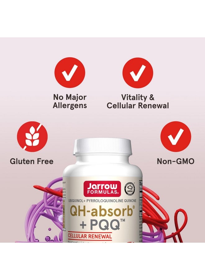 جارو فورملاز جارو فورميولاز® كيو إتش-أبسورب® + بي كيو كيو، مكمل غذائي، يدعم مضادات الأكسدة للتكوين الحيوي للميتوكوندريا، وإنتاج الطاقة الخلوية، وصحة القلب والأوعية الدموية، 60 كبسولة هلامية، إمداد لمدة 60 يومًا - Image 5