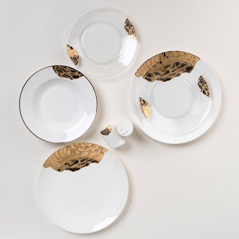 La Mesa طقم عشاء بورسلين 20 قطعة تكفي 6 أشخاص - Image 1