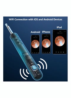 ASIV Ear Wax Removal Kit - Visible Ear Wax Remover with Camera, Otoscope with Light, Ear Cleaner with 28 Ear Pickers + 6 Ear Scoops, Wireless Ear Wax Remover for iOS, Android Phones  - Image 4