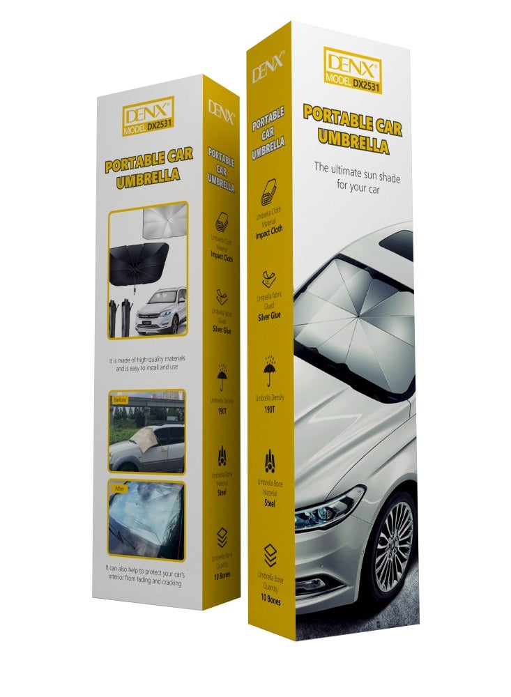 Denx Foldable Car Windshield Sunshade - Image 3