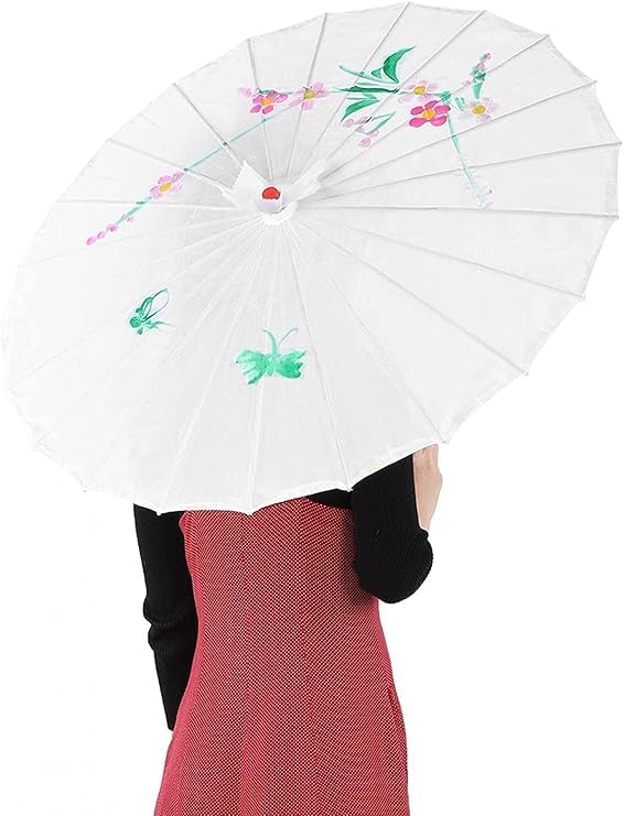 The Decor Affair Decorative Japanese Chinese Umbrella Parasol – Perfect for Wedding Parties, Festive Events, Photography Props, Traditional Costumes, Cosplay Accessories, Home Decoration - Image 4