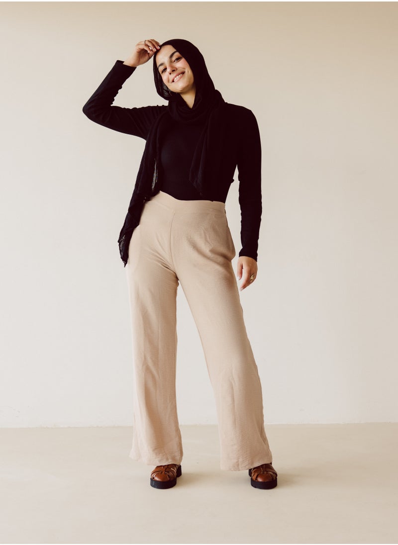 Pavo - Beige Straight leg pants - Image 1