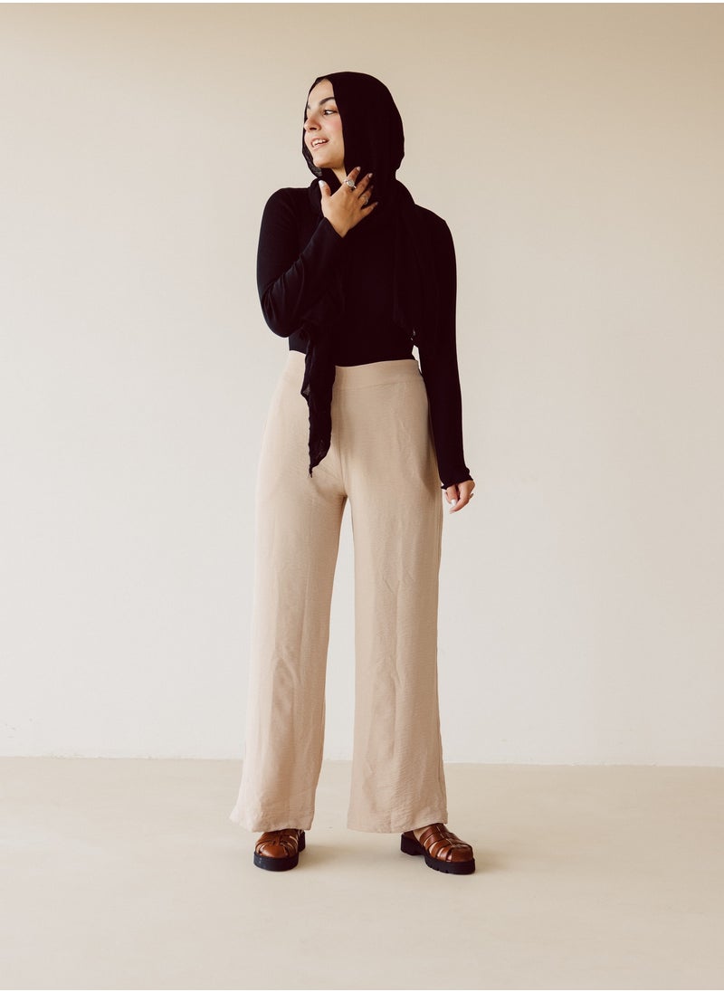 Pavo - Beige Straight leg pants - Image 1