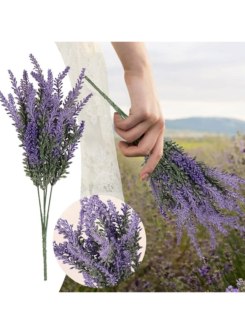 هويتك جمال اللافندر الخالد زهور اللافندر الأرجوانية الاصطناعية باللون الأرجواني - Image 5