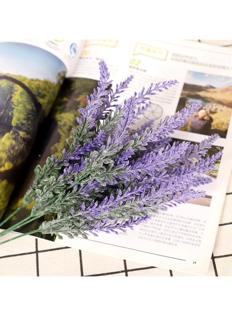 هويتك جمال اللافندر الخالد زهور اللافندر الأرجوانية الاصطناعية باللون الأرجواني - Image 3