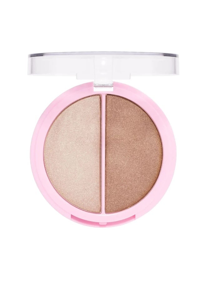 كاليستا مجموعة Shine & Fun للوجه 100 – كريم مضيء وبرونزر وأحمر خدود ثلاثي المفعول بملمس مزدوج - Image 4