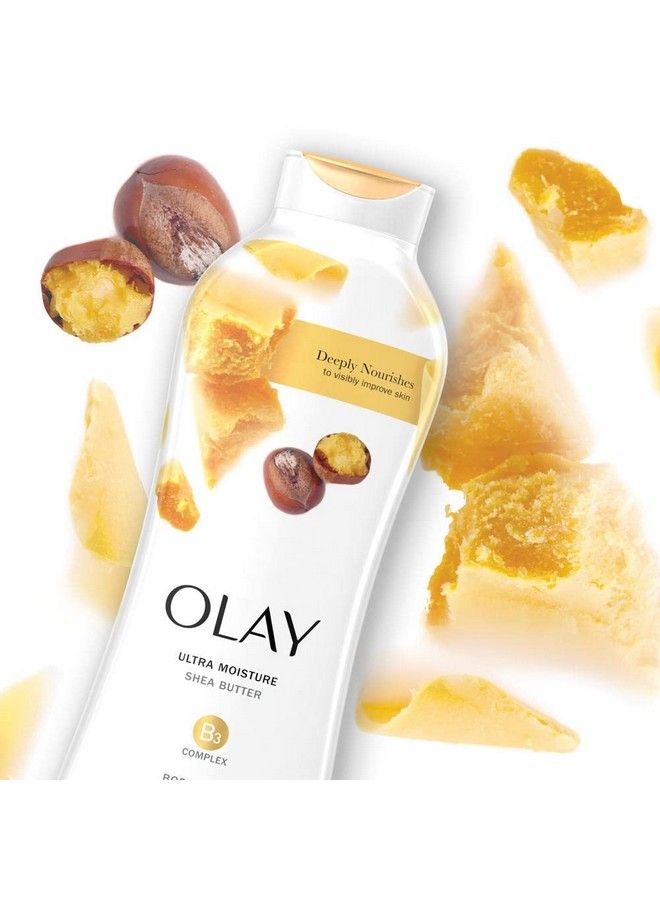 Olay Ultra Moisture Body Wash With Shea Butter 22 Fl Oz - Image 3