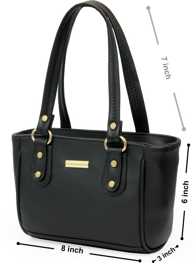 WORLD STAR PU Handbag for Womens | Black - Image 3