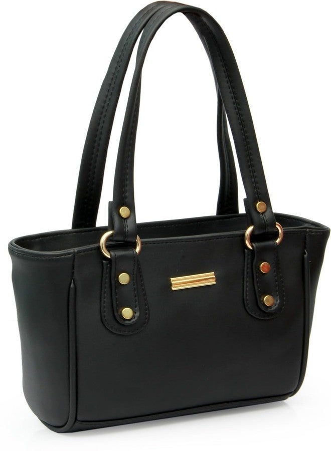 WORLD STAR PU Handbag for Womens | Black - Image 1